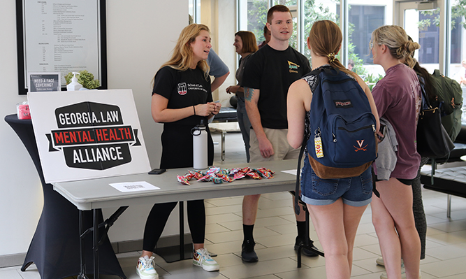 five georgia law mental health alliance students