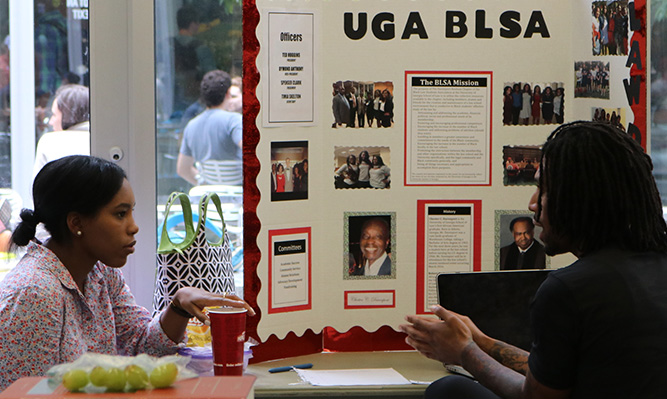 two black law association students