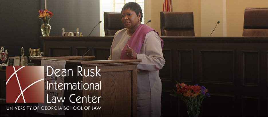 Fatou Bensouda in Hatton LoveJoy Courtroom