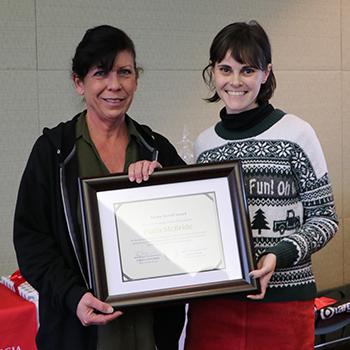 mcbride and voyles with award
