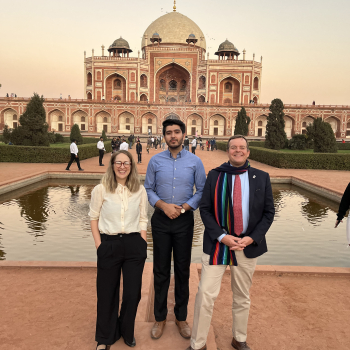 Dean Rutlege and Sarah Quinn pic in India