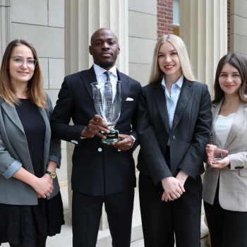 LLM international moot court team winners