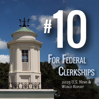 Graphic for federal clerkships ranking