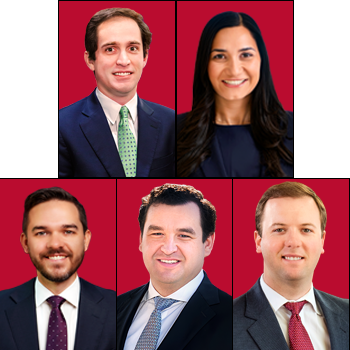 Five School of Law alumni were named to the UGA 2025 40 Under 40