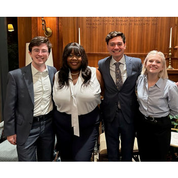 Image of four students who competed in all star regoinal